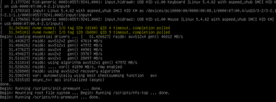 Errors while Linux installation